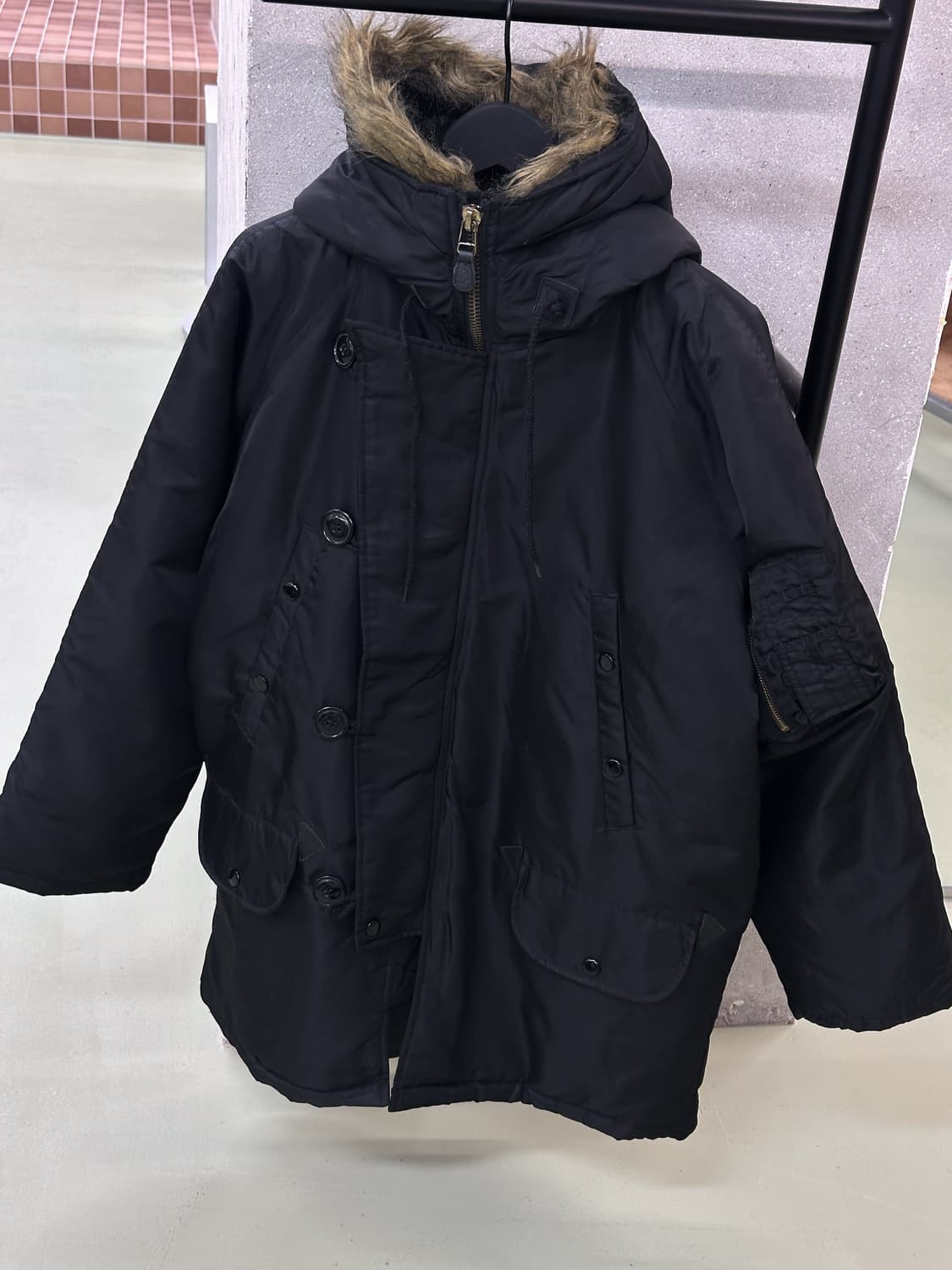 black N-3B jumper 상품이미지4