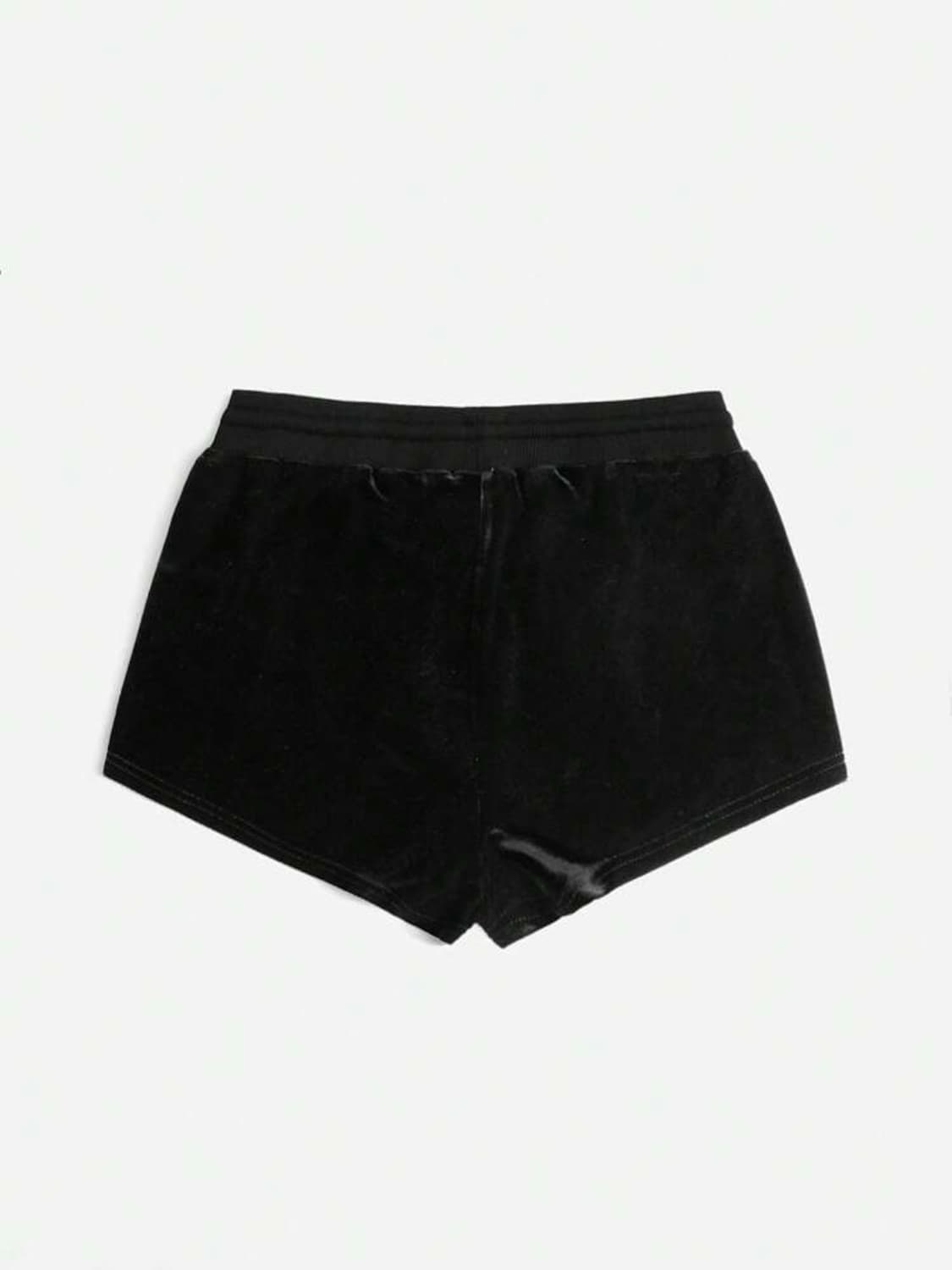 ROMWE Grunge Punk 크로스 라인스톤 펑크 벨벳 반바지 상품이미지2