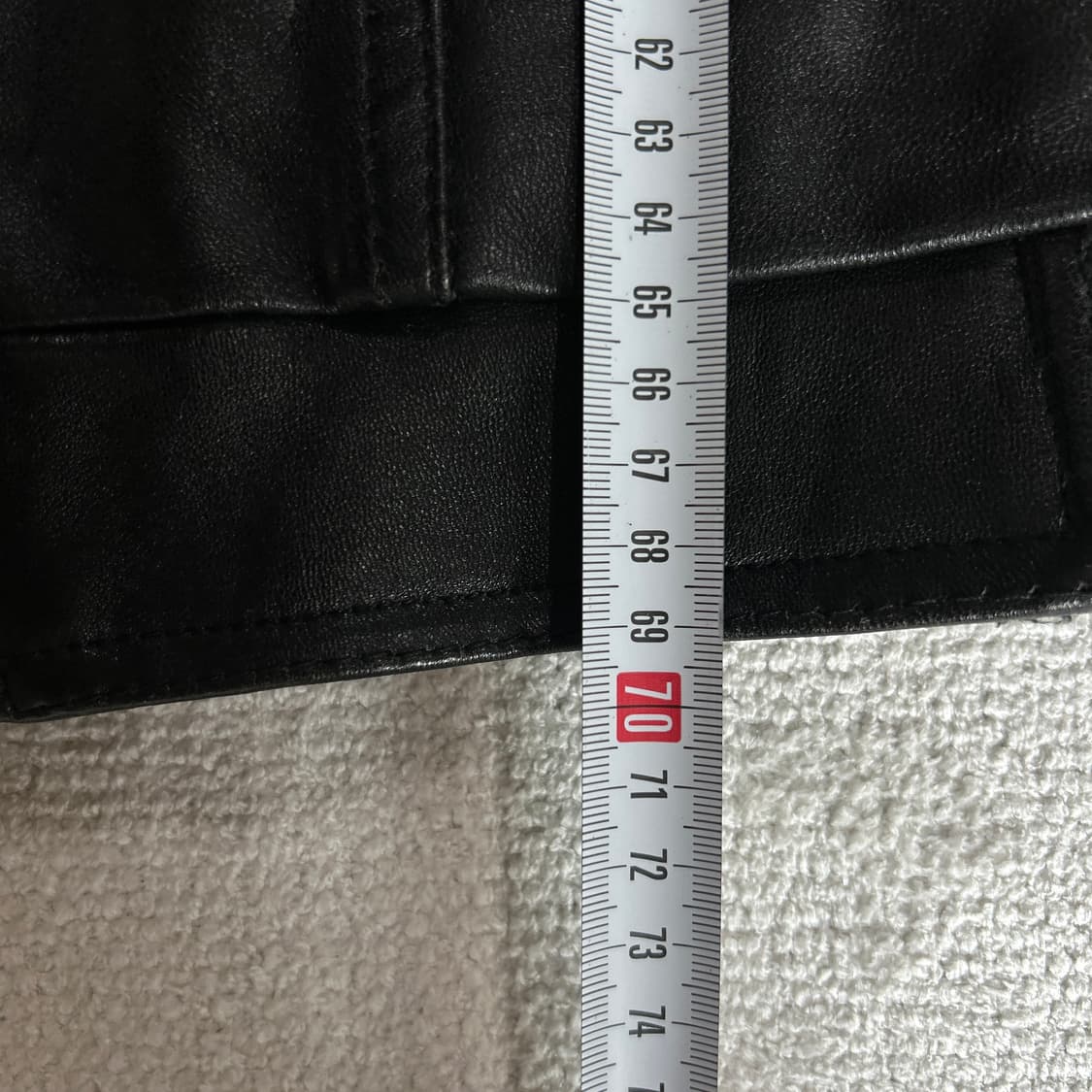 Vtg 가죽 리얼레더 봄버 자켓 100 상품이미지6