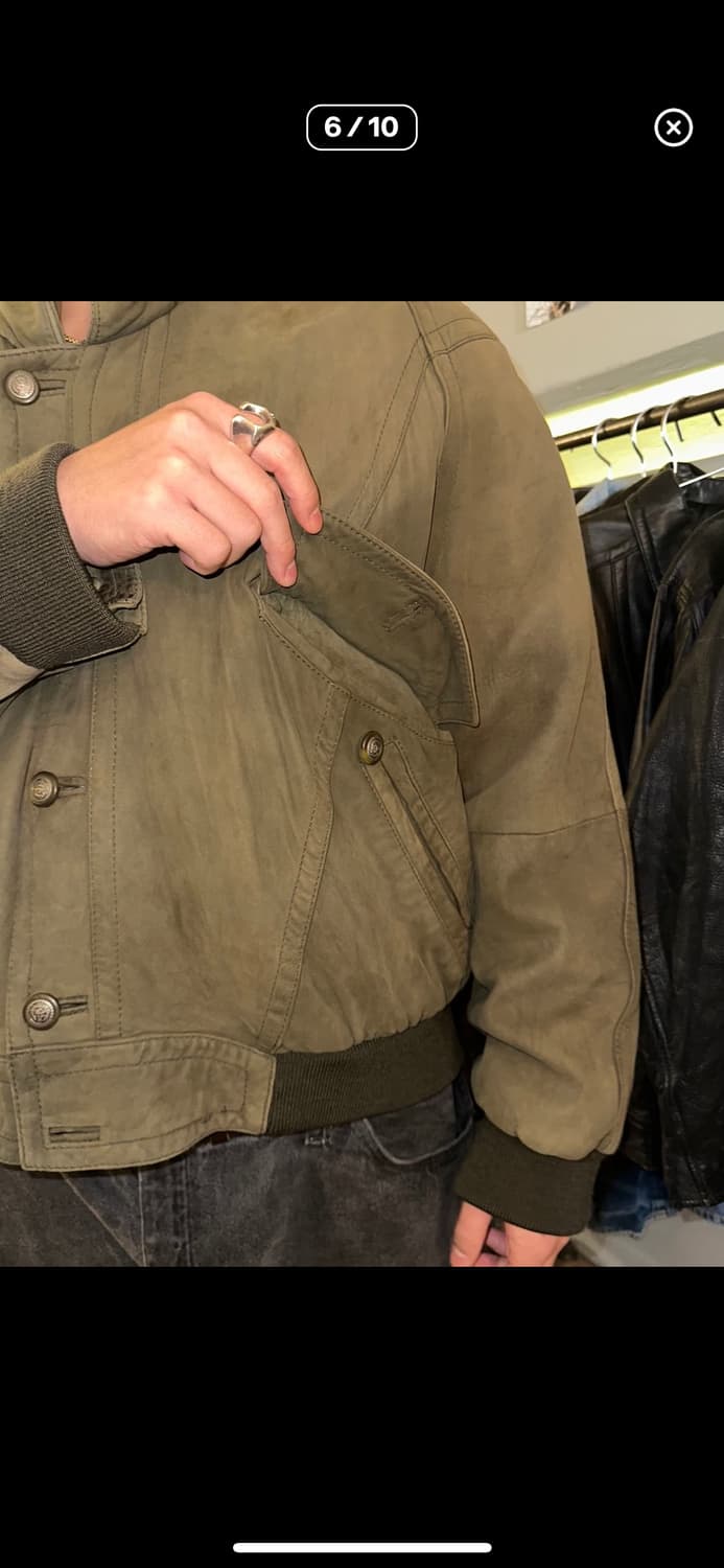 japanese vintage leather jacket 상품이미지2