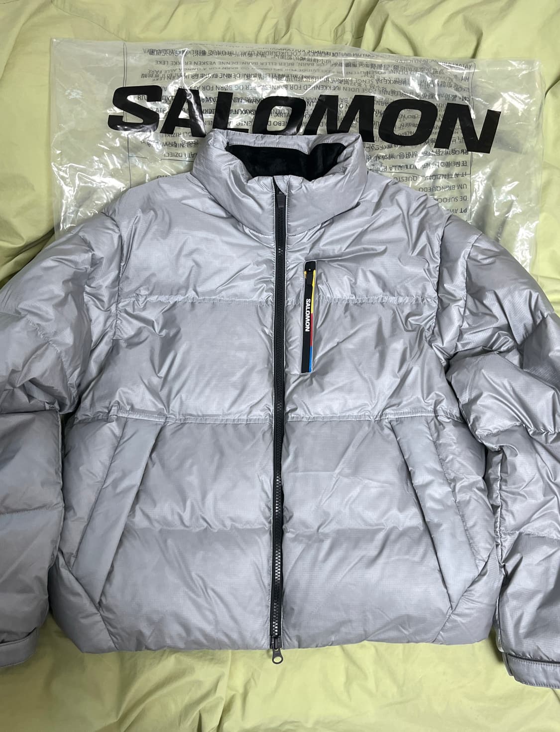 (M) 살로몬 컨투어 크롭 패딩 새제품 상품이미지4