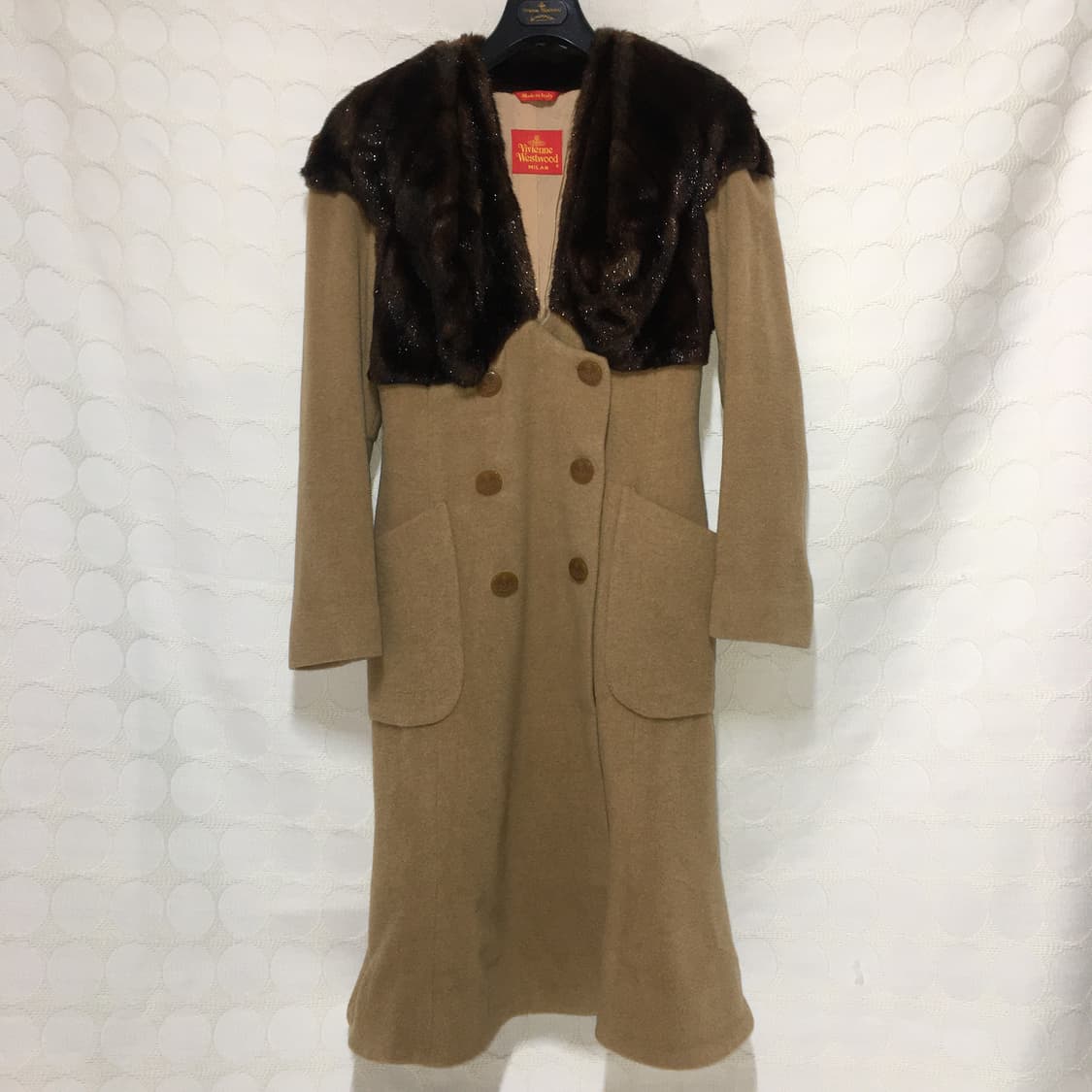 vivienne westwood 퍼 아머 울 머메이드 코트 상품이미지6