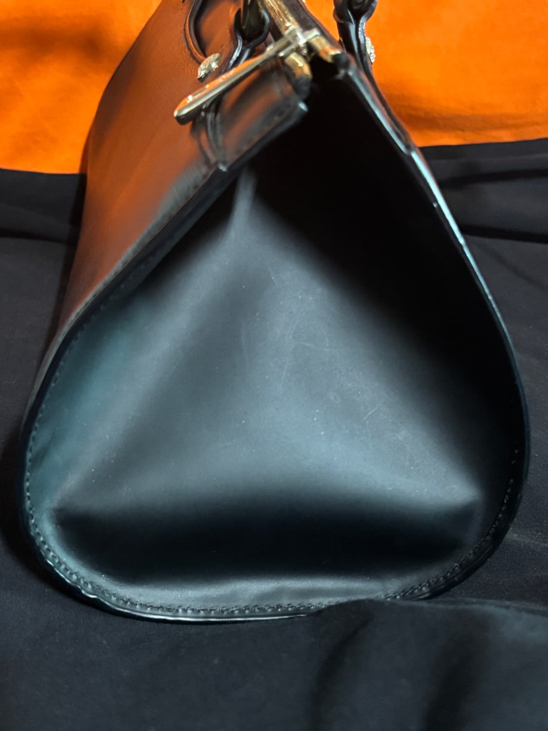 vintage quatorze leather tote bag 도트백 상품이미지5