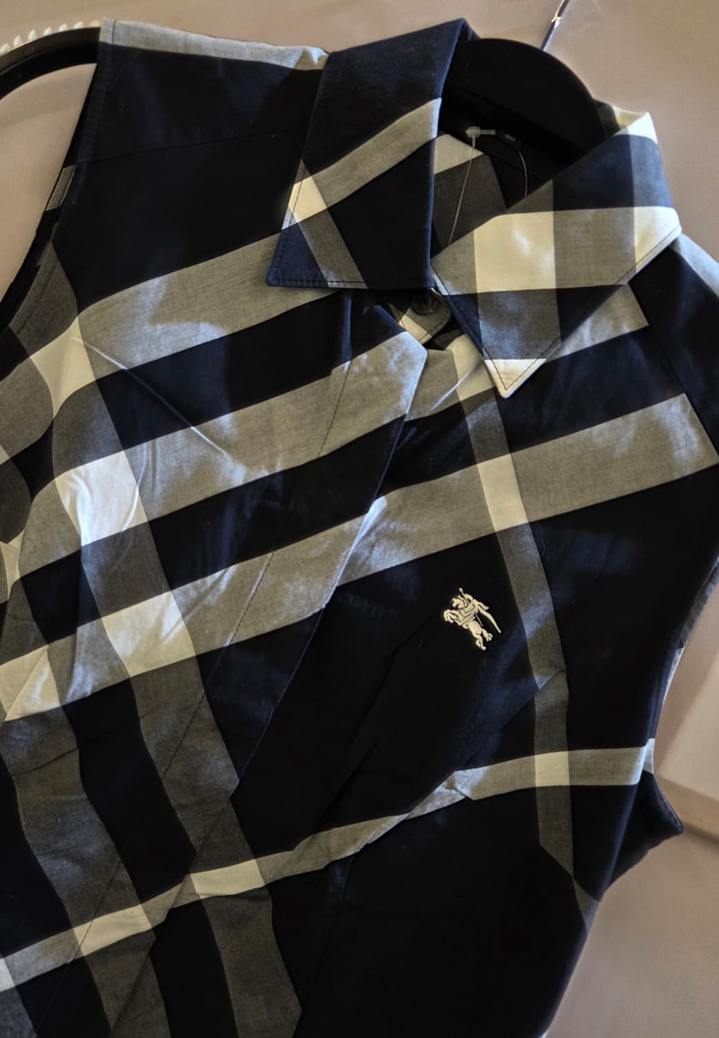 Burberry 버버리 블랙 체크셔츠 상품이미지1