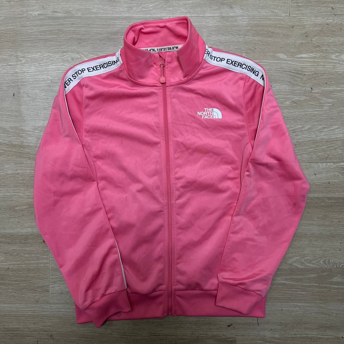 노스페이스 키즈 사이드라인 져지 트랙탑 자켓 [핑크] 150 상품이미지1