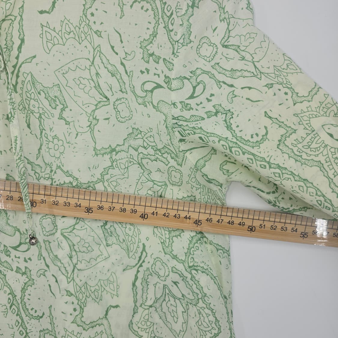 골든베어 페이즐리 반팔 블라우스 상품이미지7