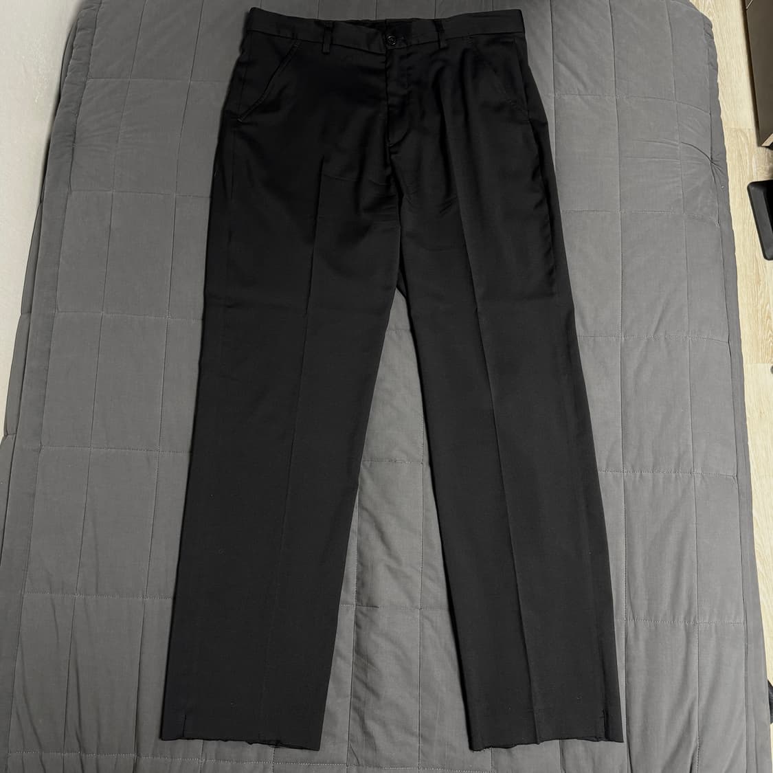 아워레가시 블랙 워스티드 울 치노 팬츠 50 사이즈 상품이미지1