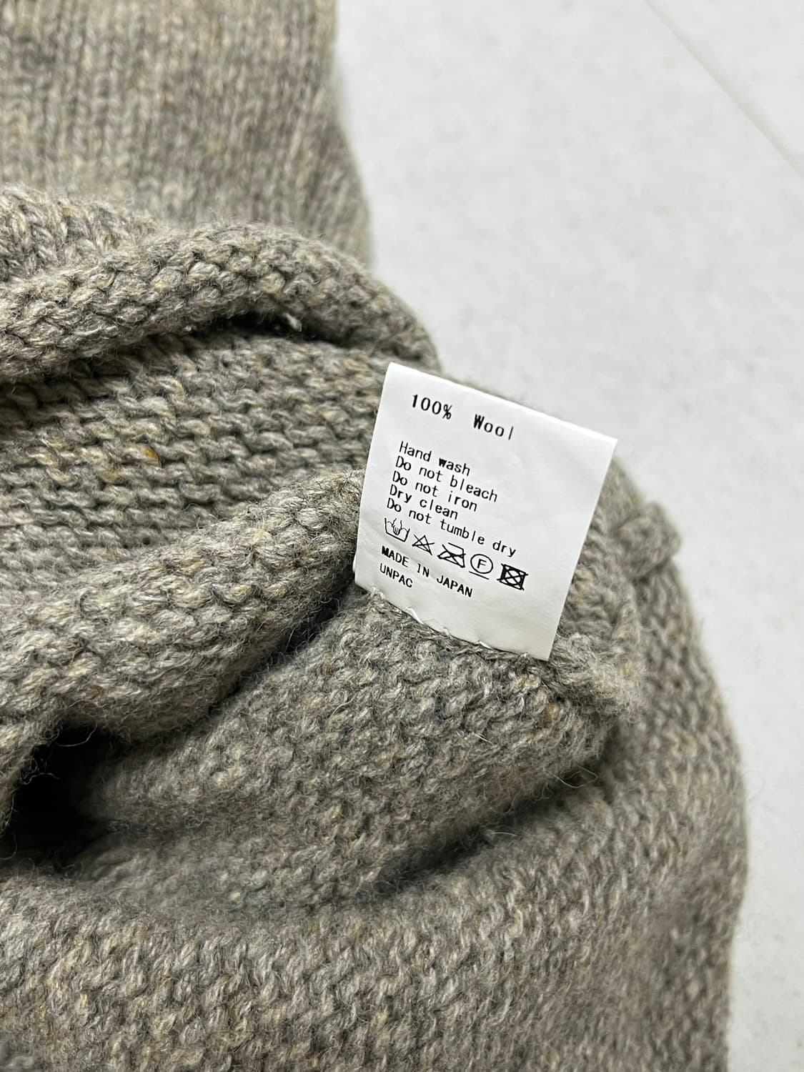 XL) 엔즈앤드민즈 ends and means / 롤넥 니트 / 그레이 상품이미지3
