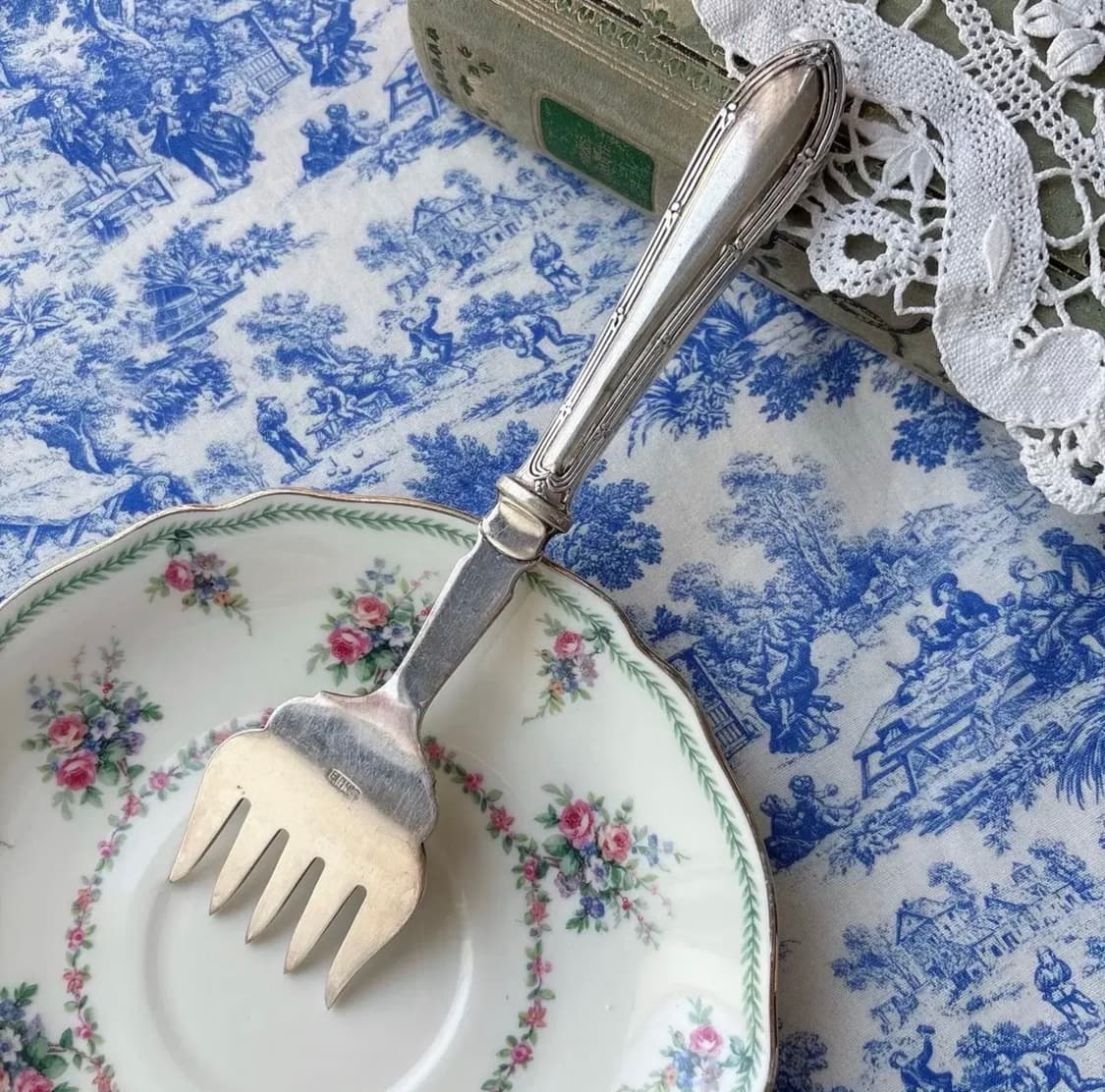 영국 앤틱 실버플레이트 피쉬포크 상품이미지5