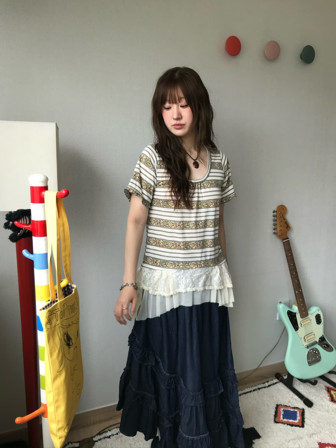 axes femme lace top 상품이미지1