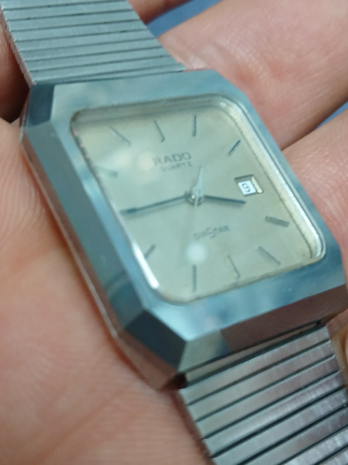 80s 빈티지 스위스 라도(RADO) 다이아스타 텅스텐  쿼츠 시계 상품이미지4