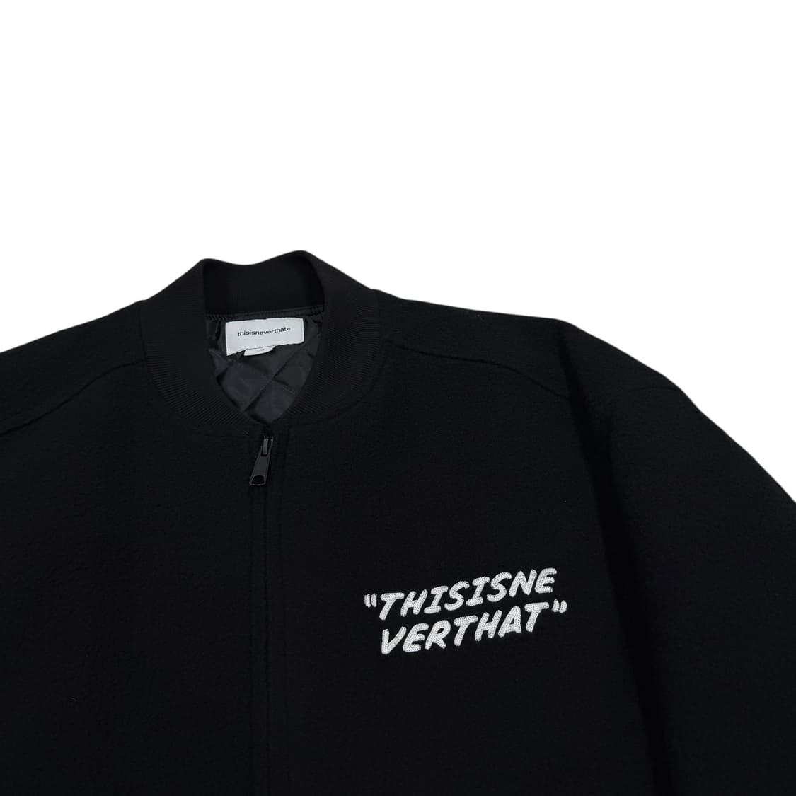 디스이즈네버댓 올드 카 자동차 바시티 야구점퍼 자켓 블랙 L 상품이미지3