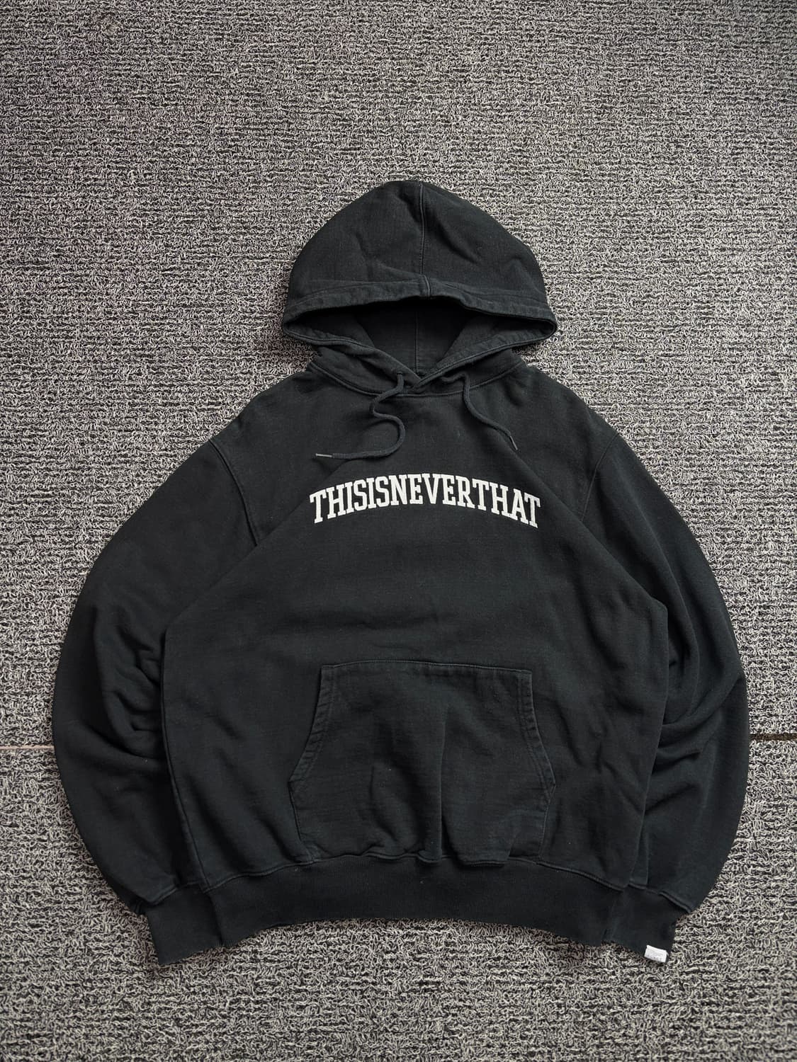 디스이즈네버댓 아치로고 빅로고 박시핏 후드 티셔츠 2142 상품이미지2