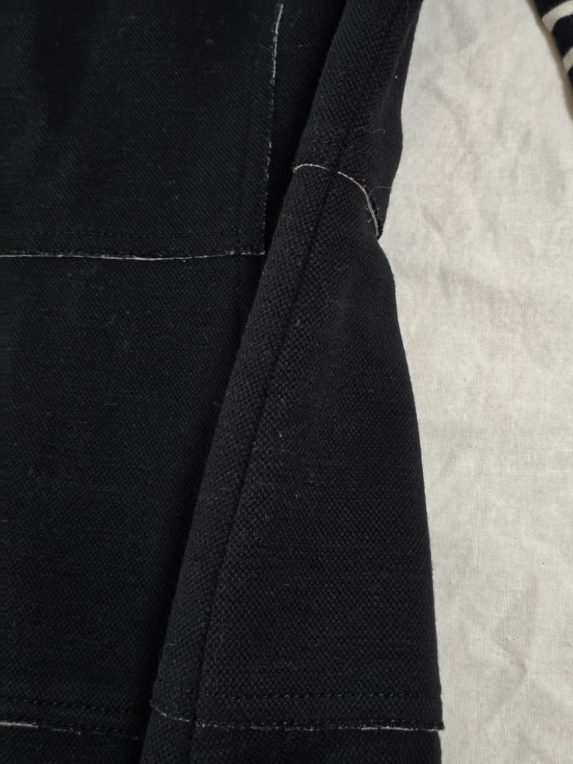 LUCKY CHOUETTE 럭키슈에뜨 스트라이프 레이어드 원피스 상품이미지7