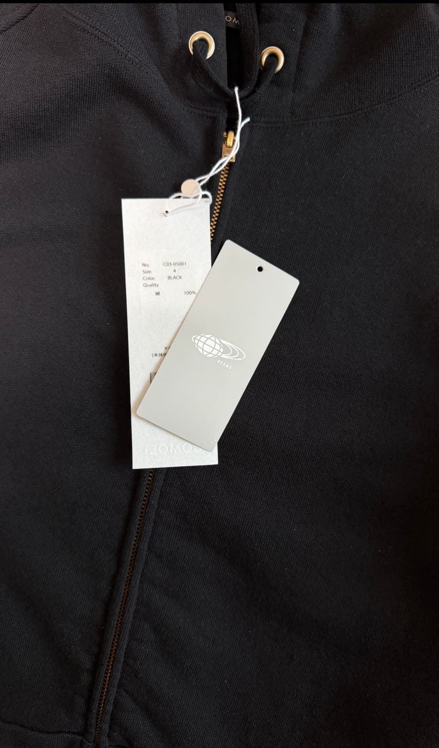 코모리 25aw 코튼 우라케 집파카 후드 4사이즈 상품이미지1