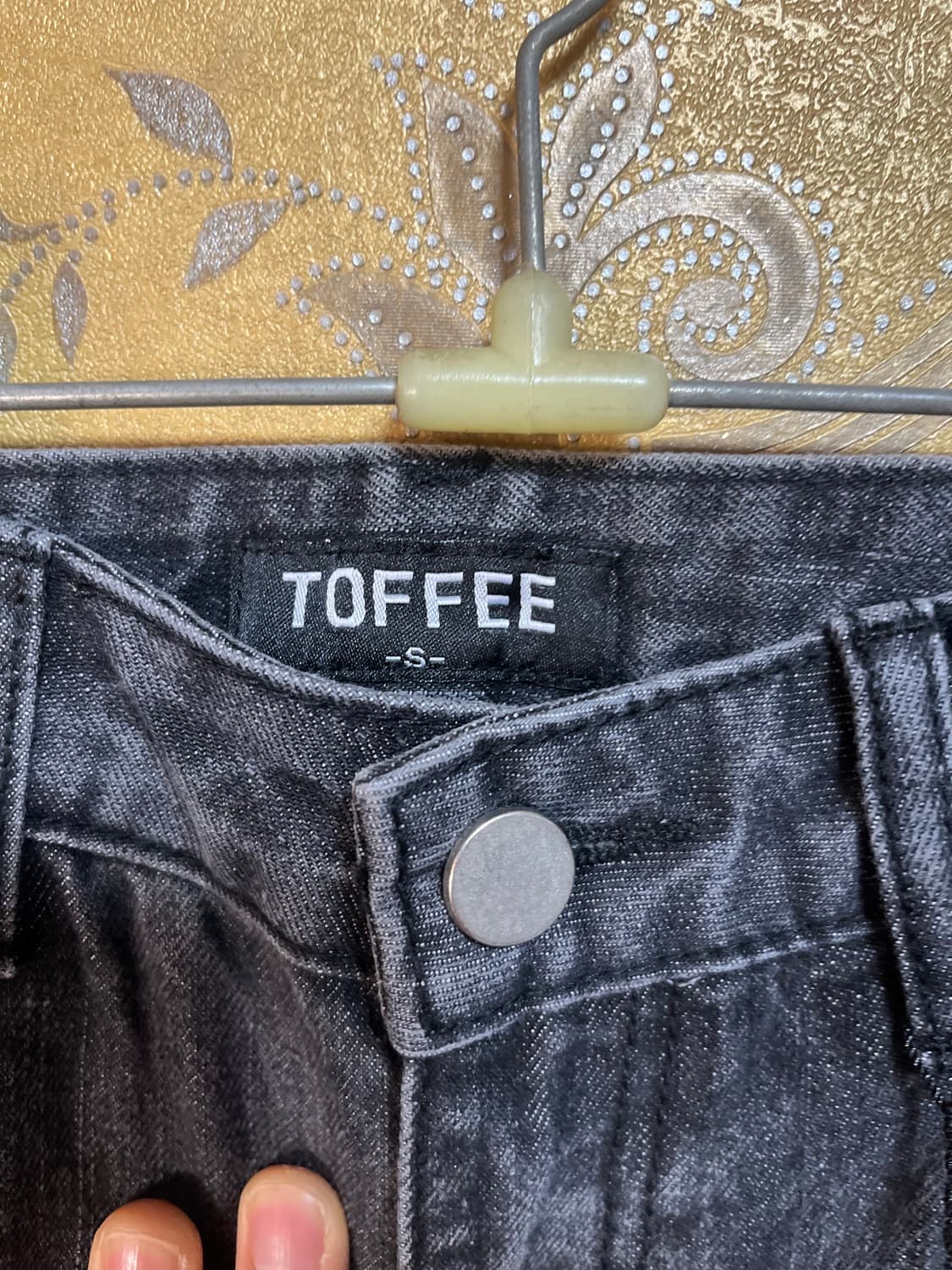 TOFFEE 흑청 S 사이즈 남녀공용 상품이미지4