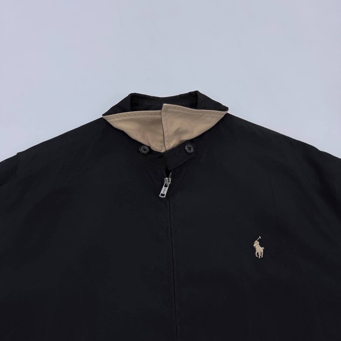 폴로랄프로렌 안감체크 스윙탑 블랙 상품이미지3