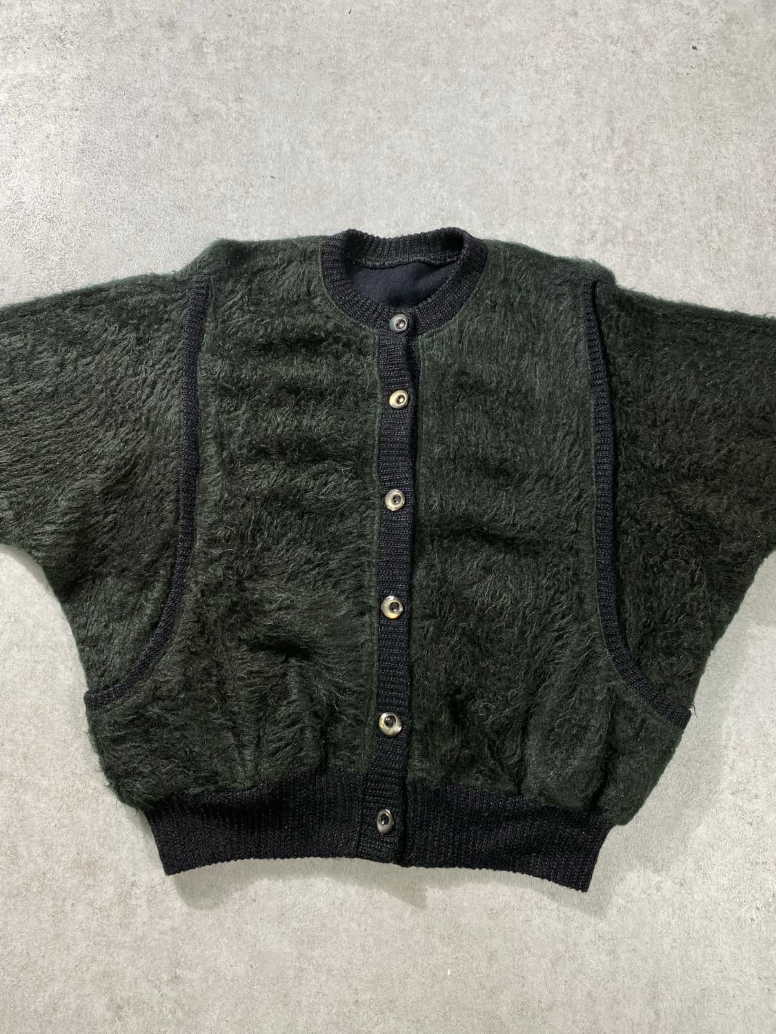 [F] Vintage 빈티지 모헤어 울 니트 가디건 상품이미지4