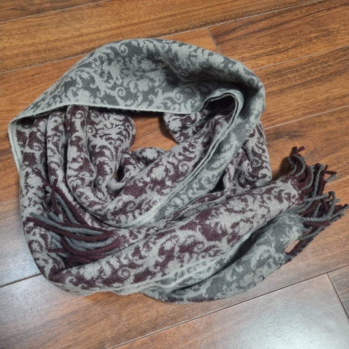 JEICIEL 고급무늬 투톤컬러 페이즐리 목도리 스카프 상품이미지6