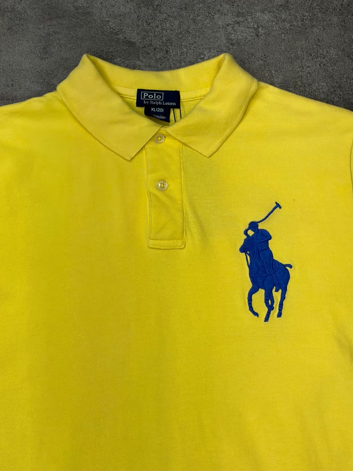 폴로 랄프로렌 빅포니 옐로우 반팔 폴로티셔츠 상품이미지2