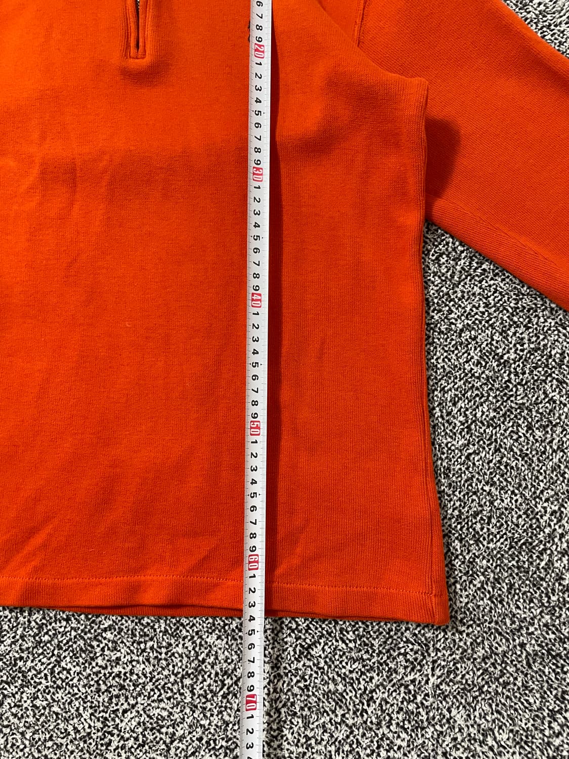 빈티지9. 폴로랄프로렌 하프집업 아노락 봄 니트 스웨터 오렌지 상품이미지3