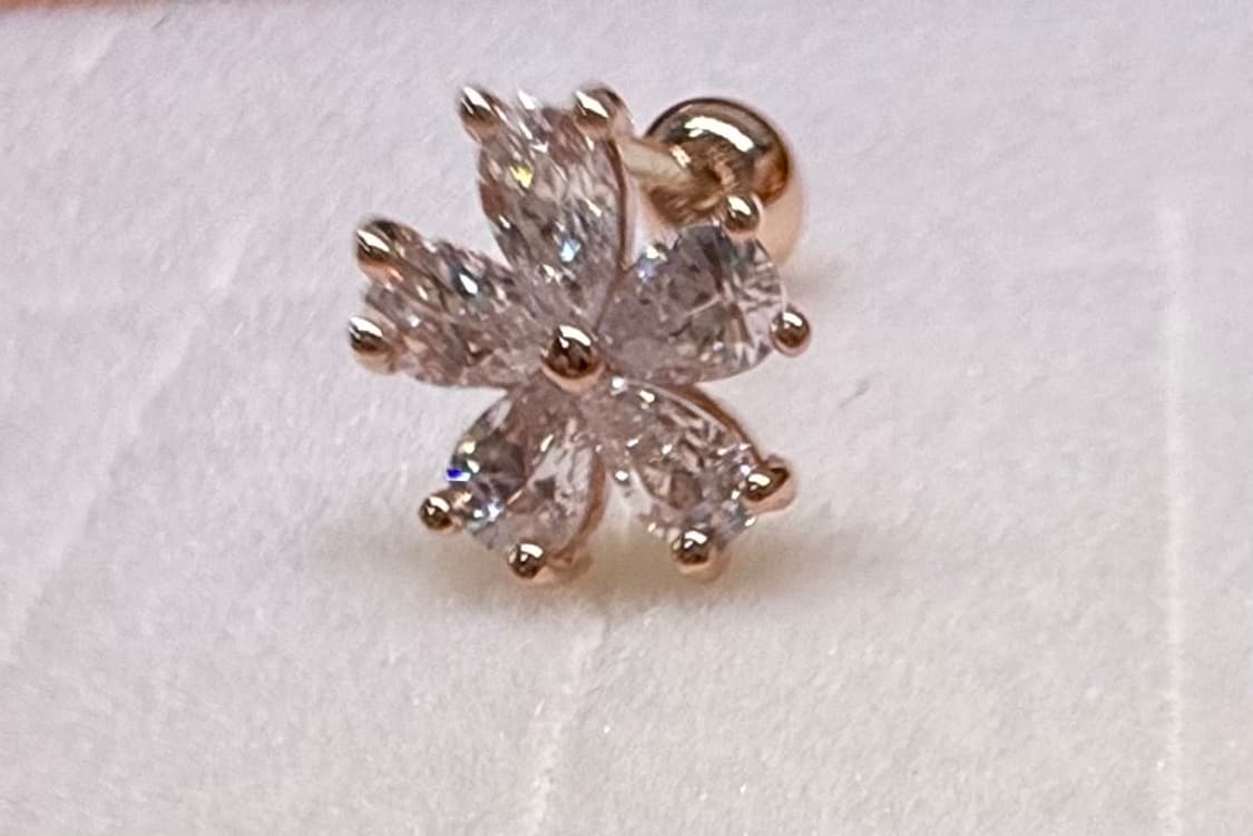 [급처,새상품]미니골드 14k 금 피어싱 상품이미지1