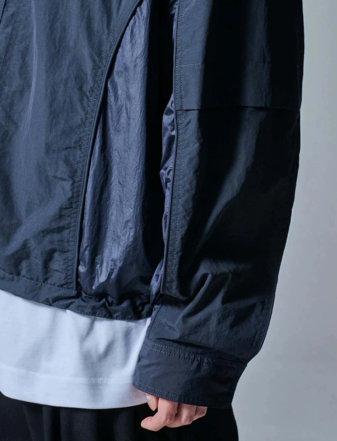 준지 24FW 더블 나일론 집업 자켓 상품이미지4