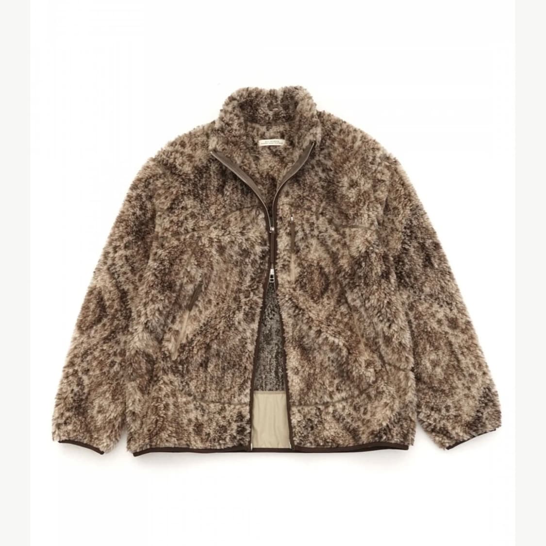 [40]올드조 21FW 아라베스크 파일 집 후리스 자켓 상품이미지2