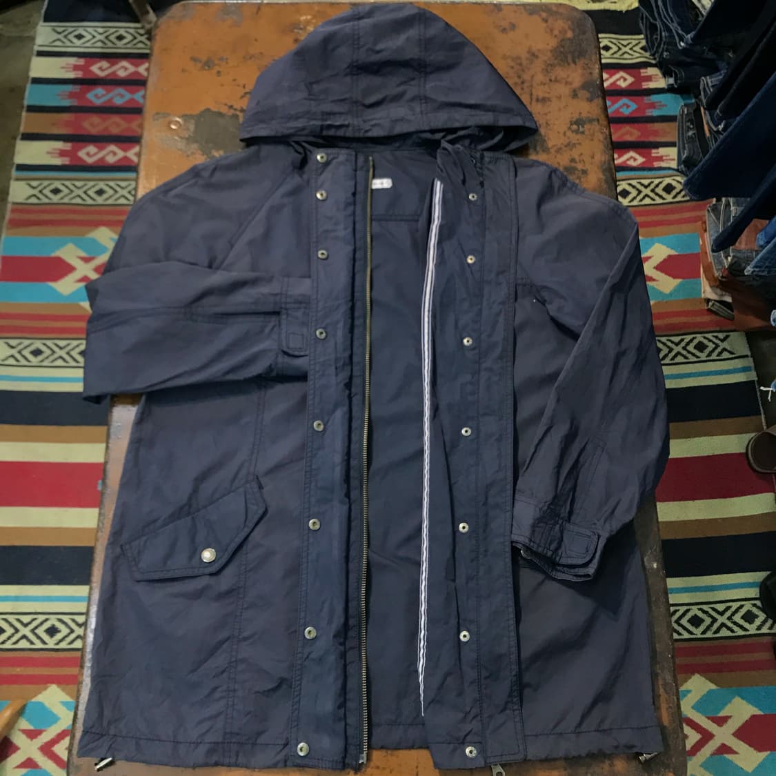 Japan VTG 일본 빈티지 네이비 후디 자켓 여성 66 남성 100  상품이미지5