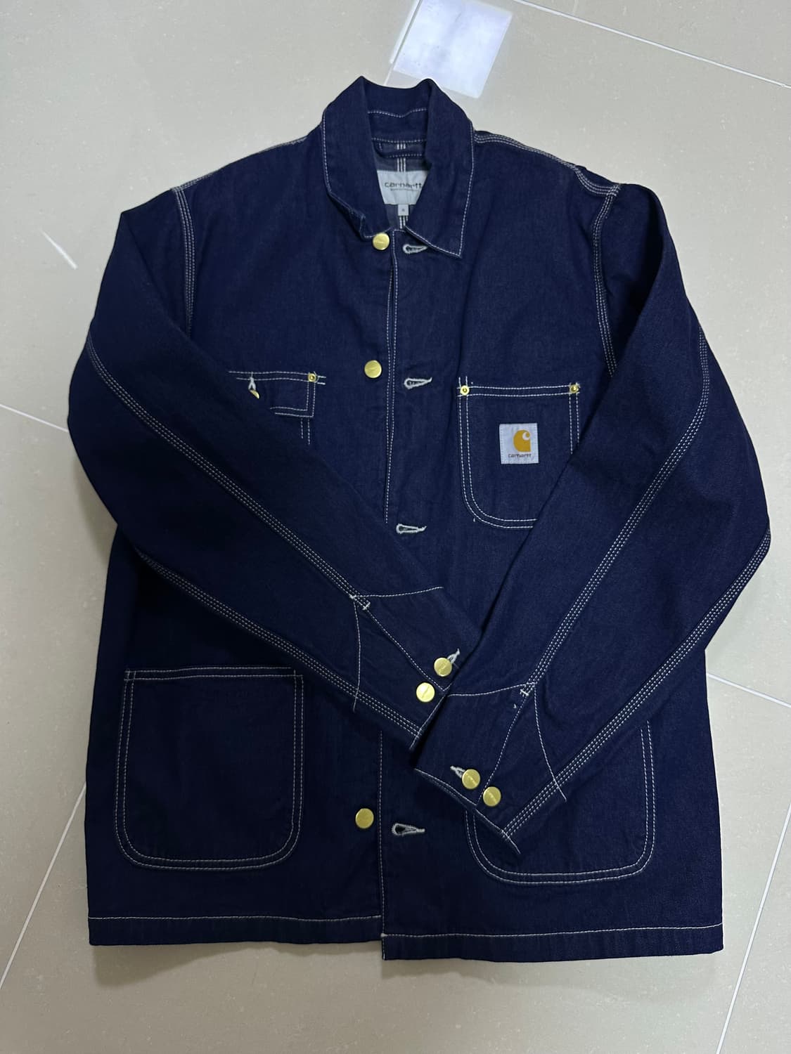 OG CHORE COAT BLUE ONE WASH 상품이미지1