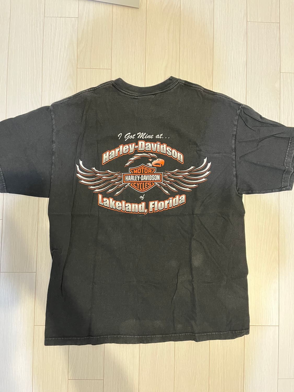 빈티지 할리데이비슨 티셔츠 L made in USA 상품이미지2