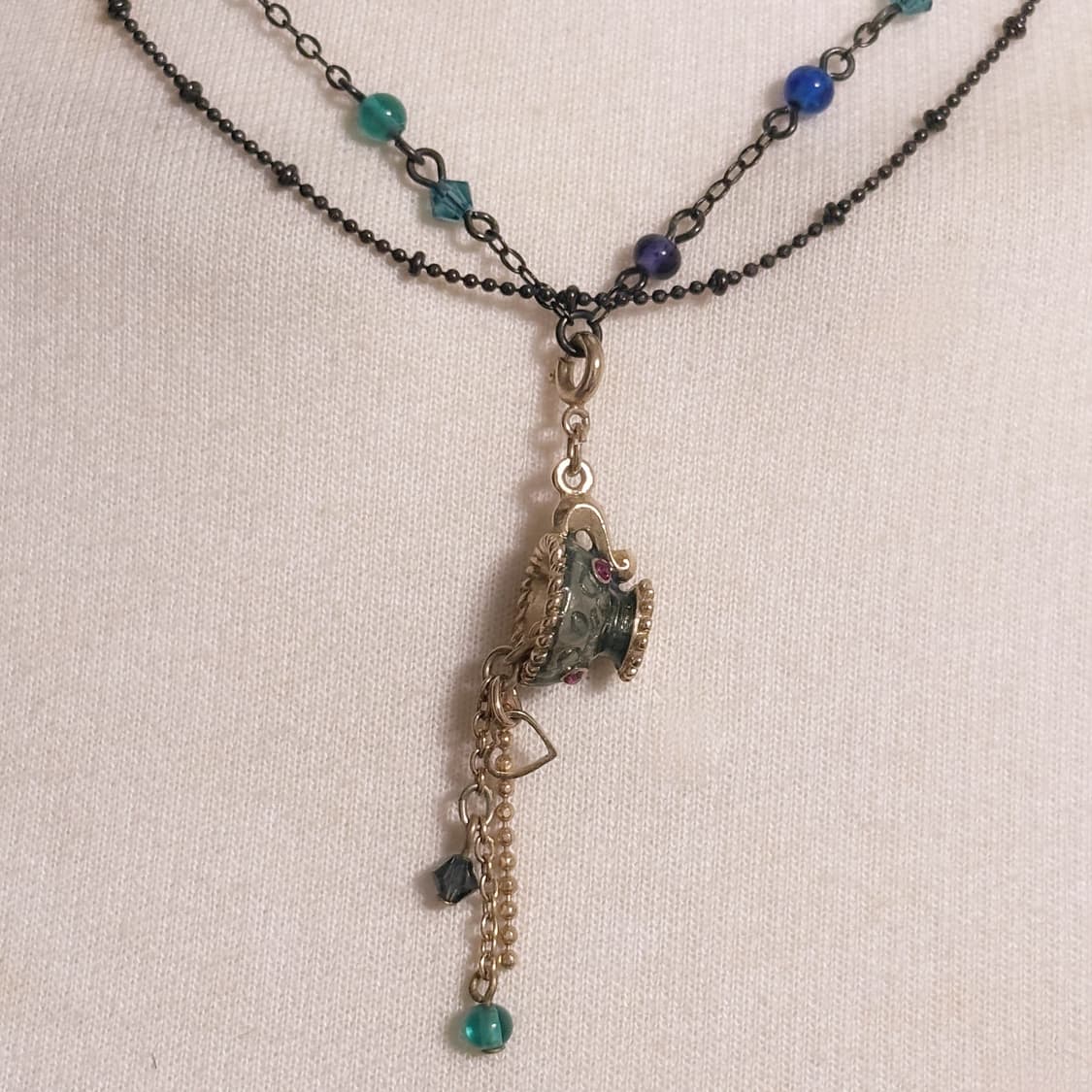 안나수이 핀터깔 오리엔탈 페어리 지니 주전자 비즈 아카이브 목걸이 상품이미지2