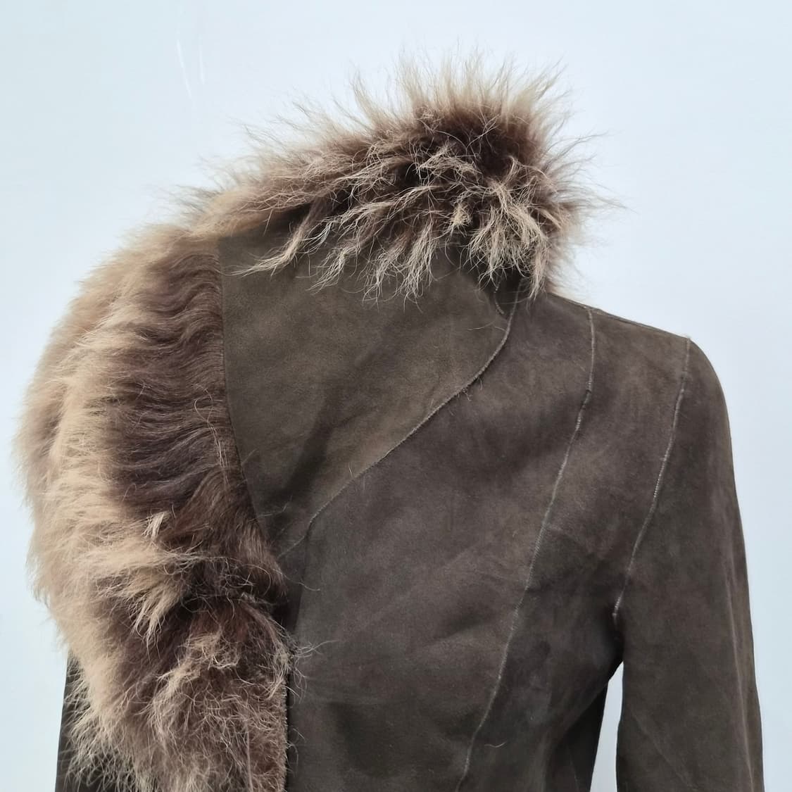 리얼양털 퍼카라 무스탕자켓 상품이미지6