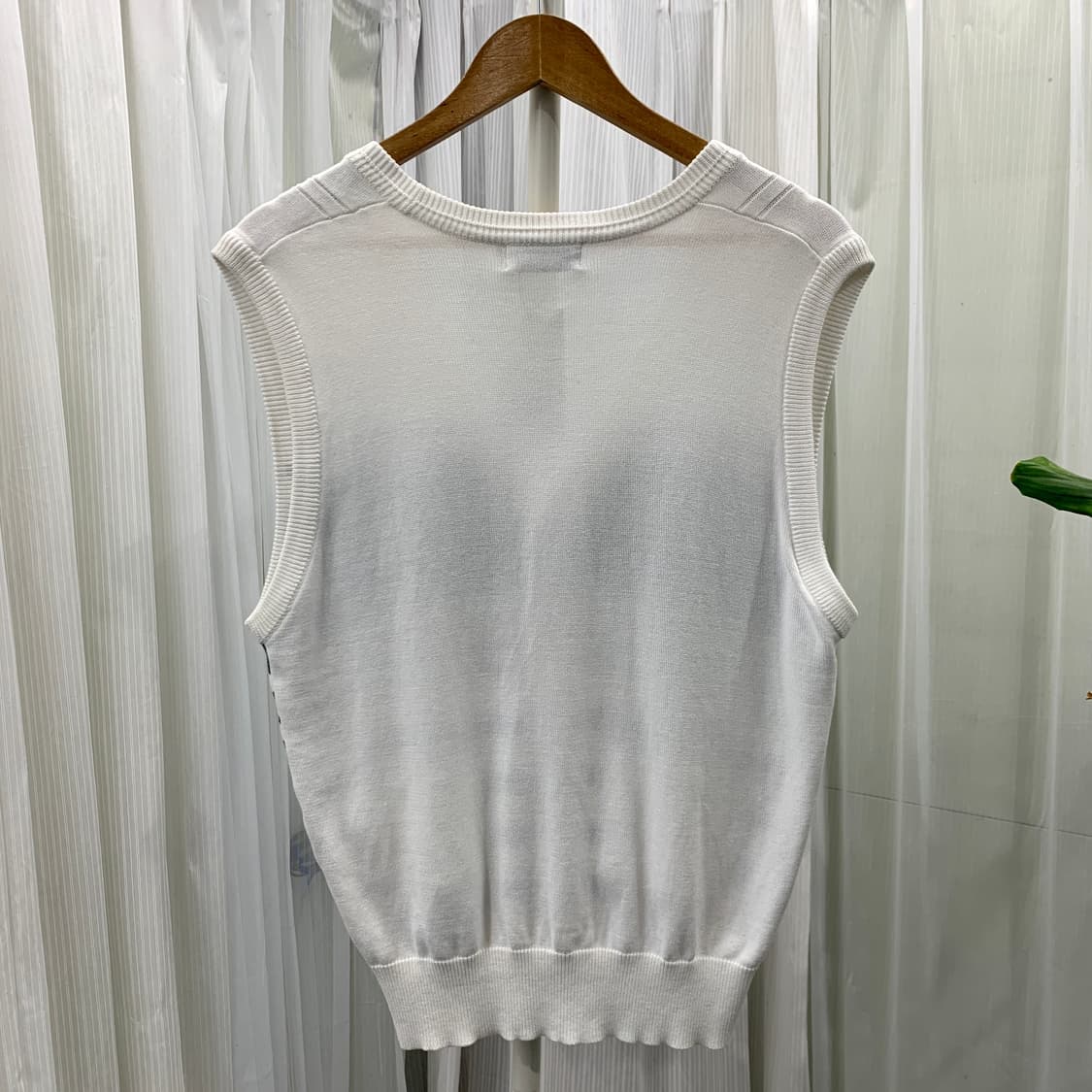 빈티지 Burberrys 스트라이프 브이넥 니트 베스트 1876 상품이미지2