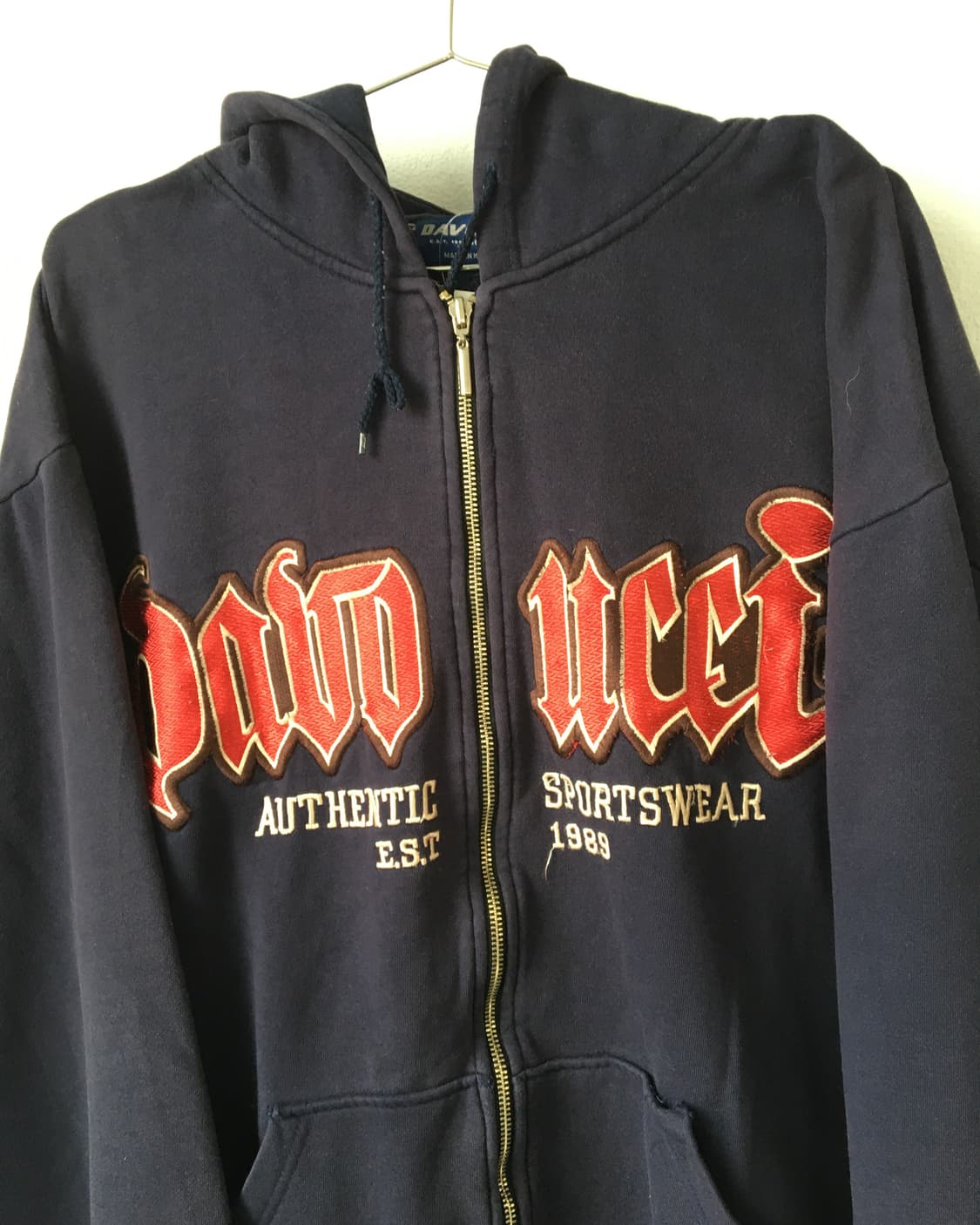 Lettering point hood zip up 상품이미지5
