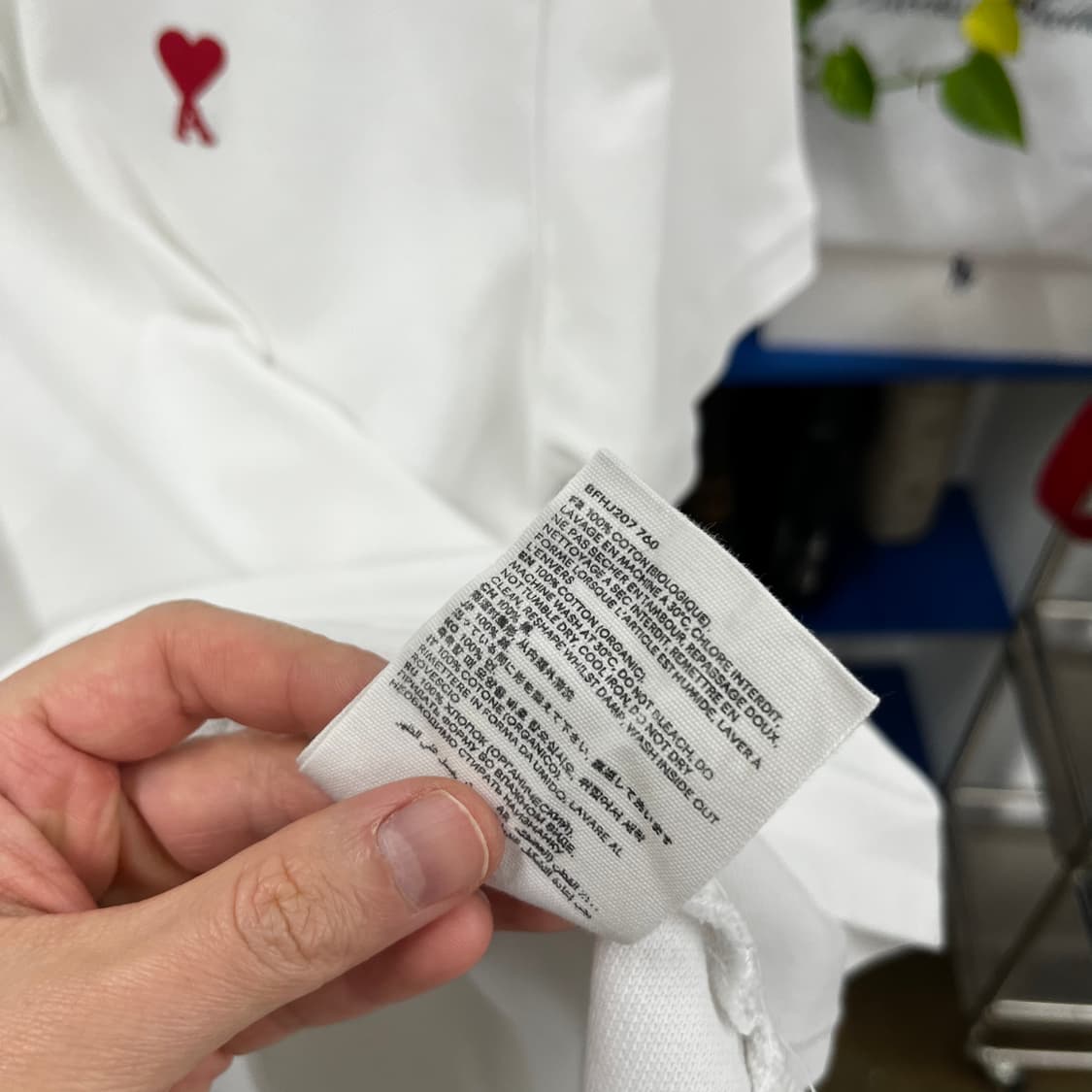 아미 피케 반팔 카라 티셔츠 XL 상품이미지6