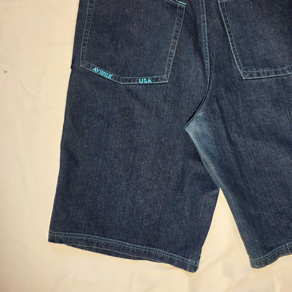[40]아비렉스 버뮤다 데님 쇼츠 반바지 상품이미지8