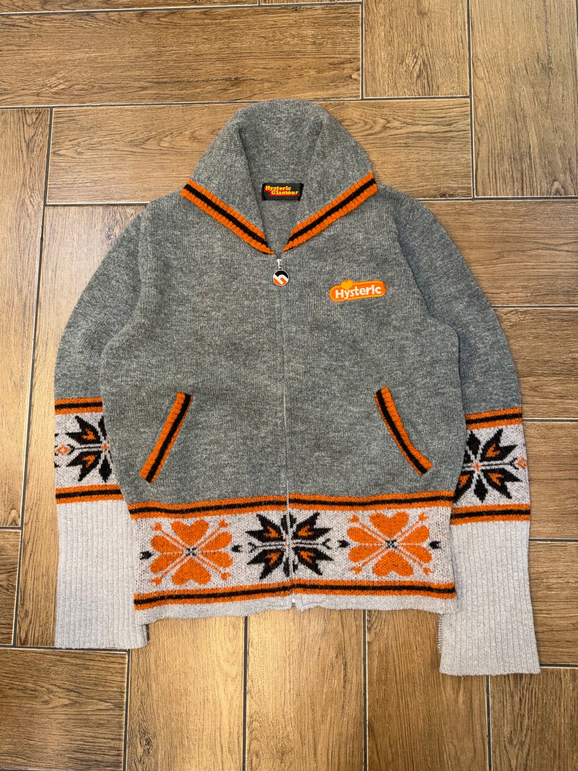 Hysteric Glamour Logo Knit Zip-Up 상품이미지5