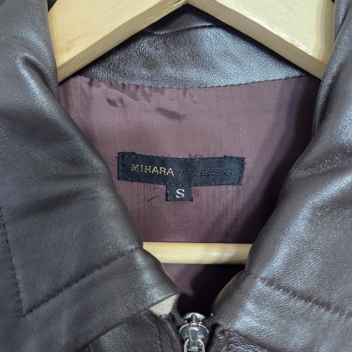 미하라 야스히로 레더 자켓 M 상품이미지3