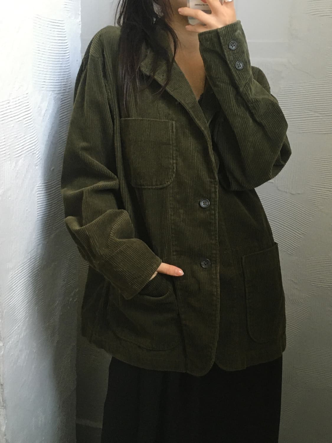 ENGINEERED GARMENTS 엔지니어드 가먼츠 올리브 로이터 골덴 상품이미지1