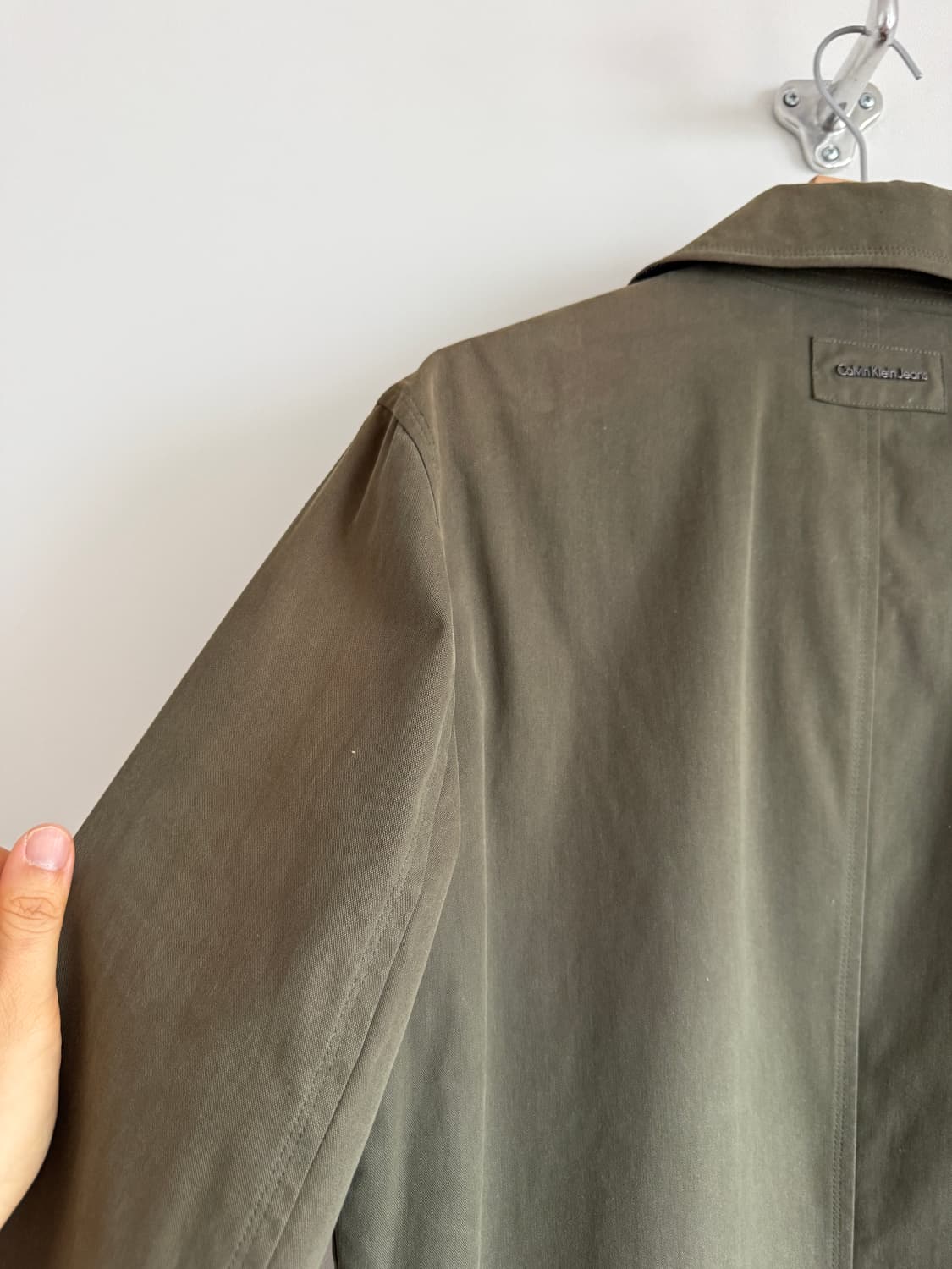 캘빈클라인(CK JEANS) 견장 코튼 코트 상품이미지8