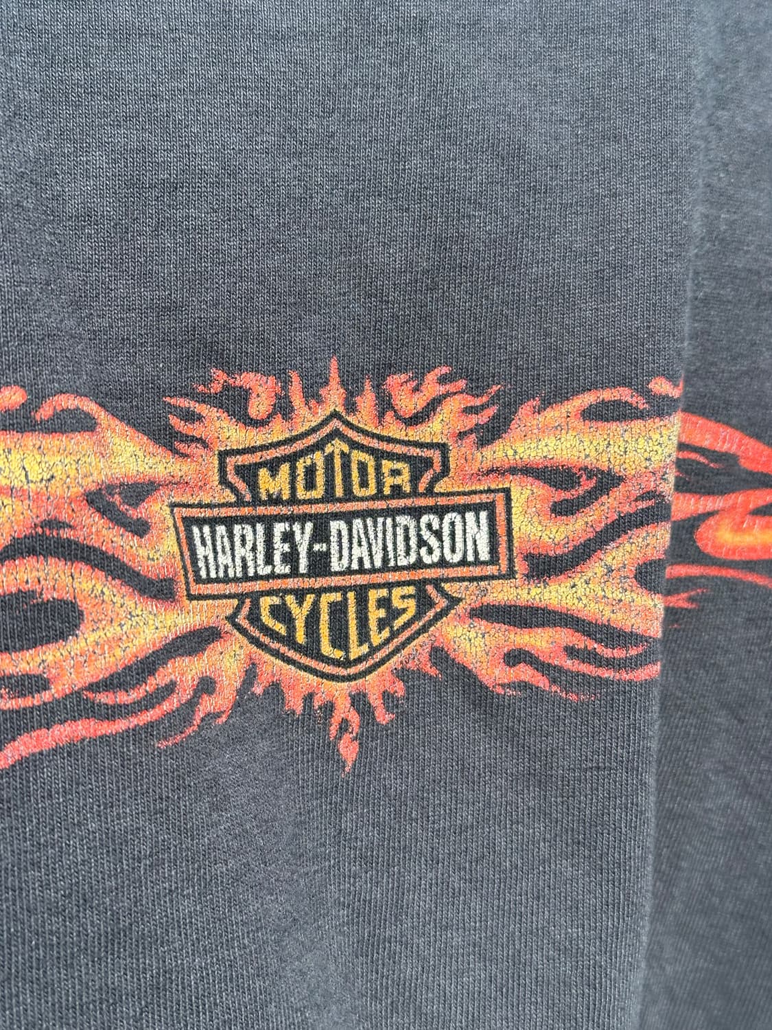 빈티지 할리데이비슨 플레임 롱슬리브 상품이미지5