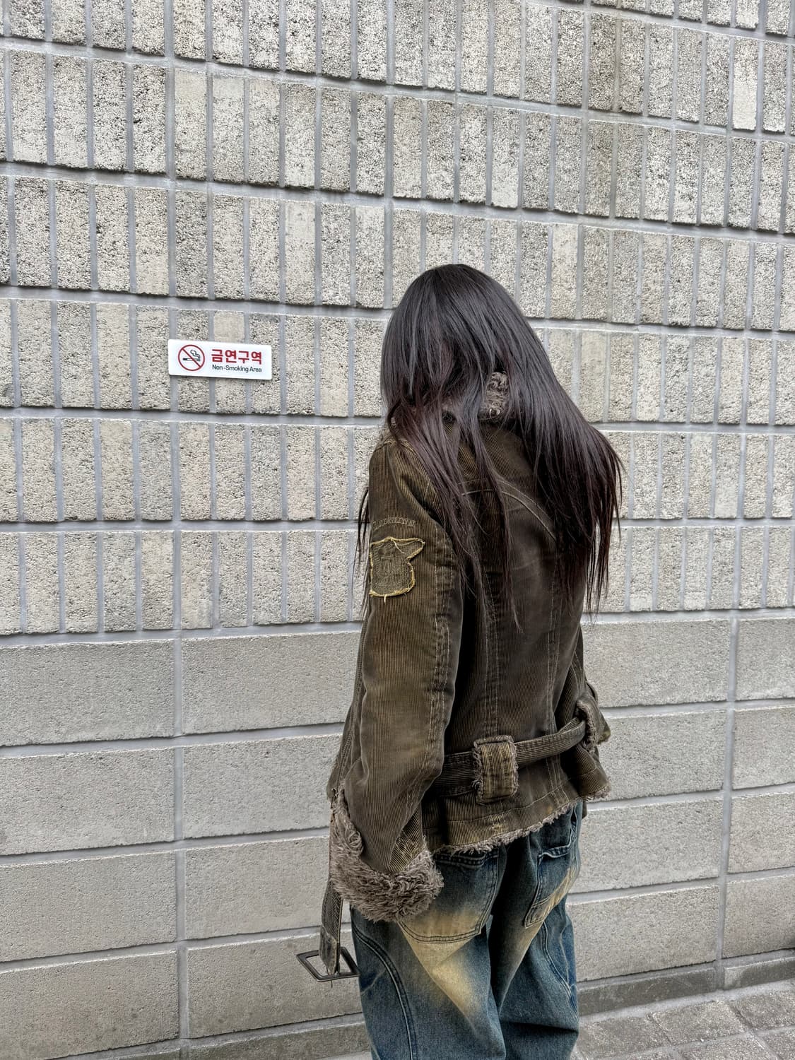 버카루 퍼 디테일 코듀로이 자켓 상품이미지3