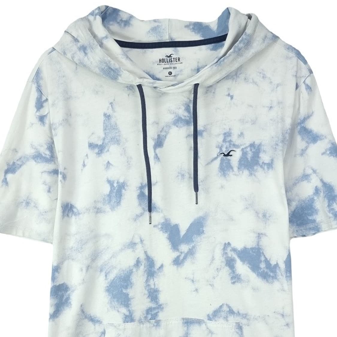 [홀리스터] 로고 패치 타이다이 나염 후드 반팔티 M20197 상품이미지4