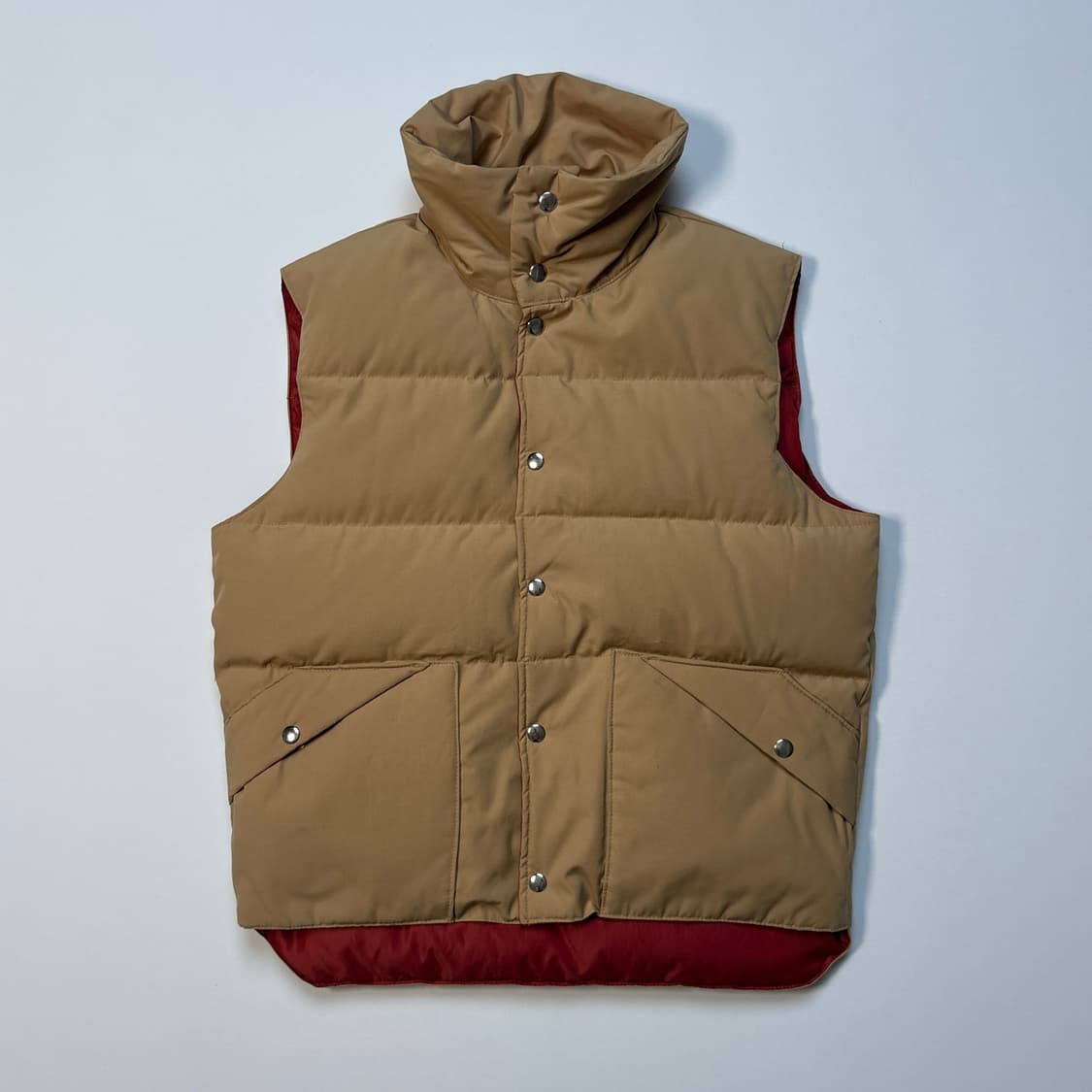 [M] DOWN WIND 패딩 베스트 베이지 korea 상품이미지2