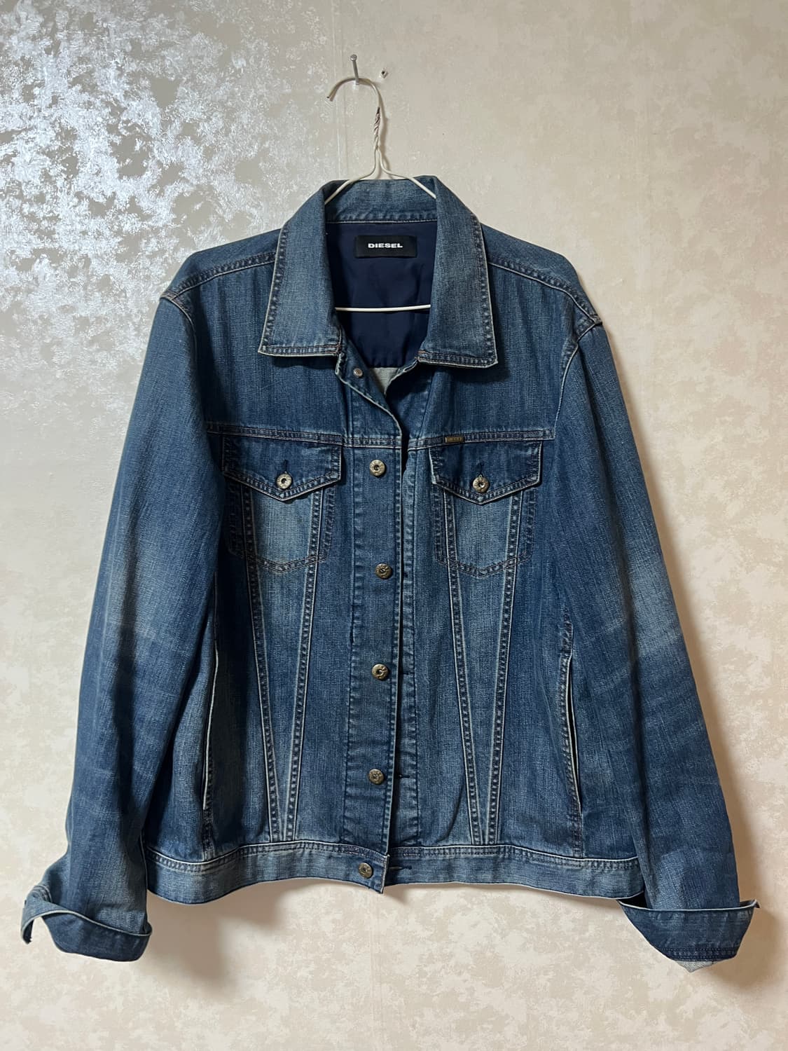 디젤 청 데님자켓 남성 정품  상품이미지1