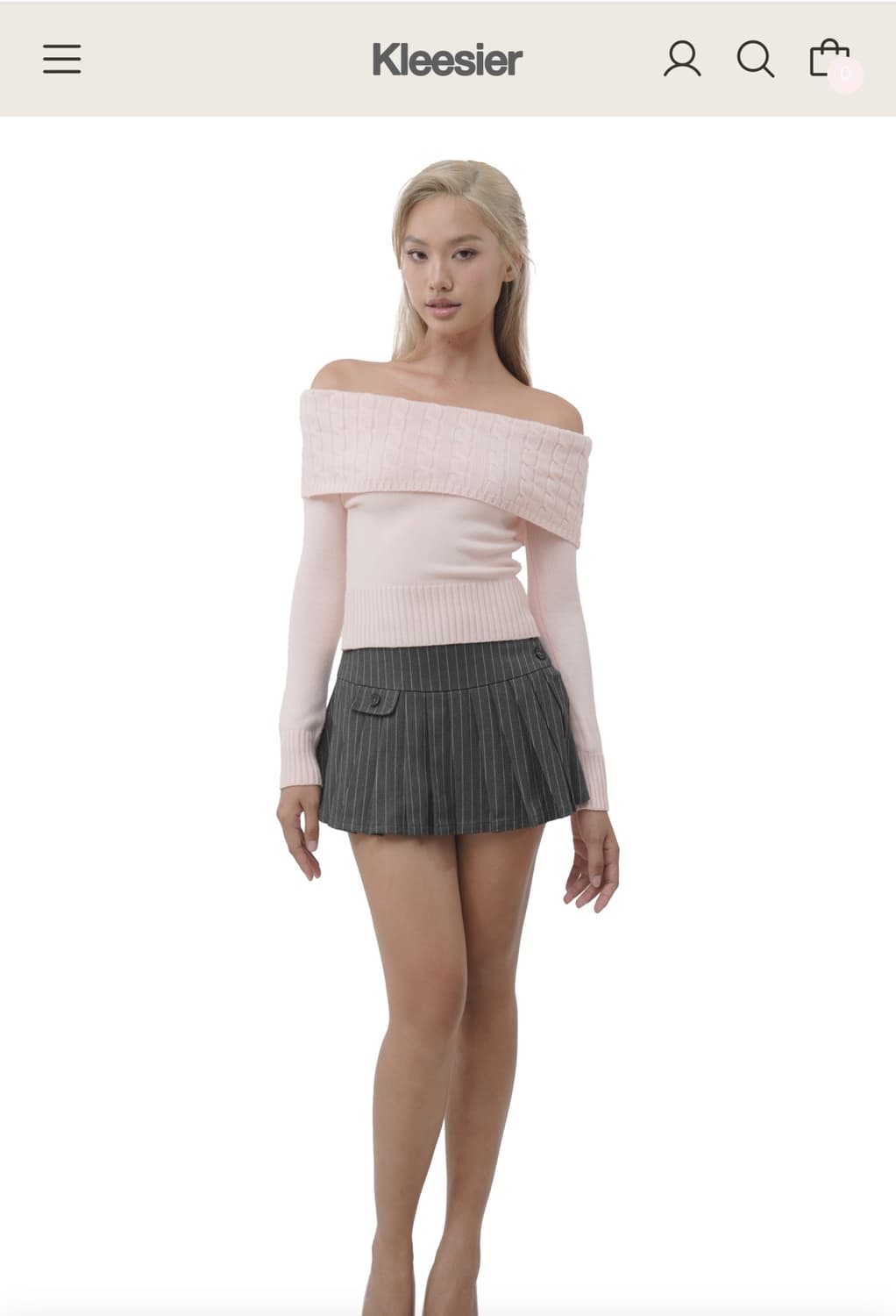 미개봉) 클리시어 컵케이크 니트 Cupcake knit pink 상품이미지1