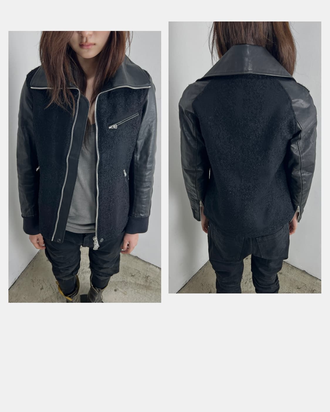 이사무 카타야마 백래쉬 Horse Leather Arm Jacket 상품이미지8