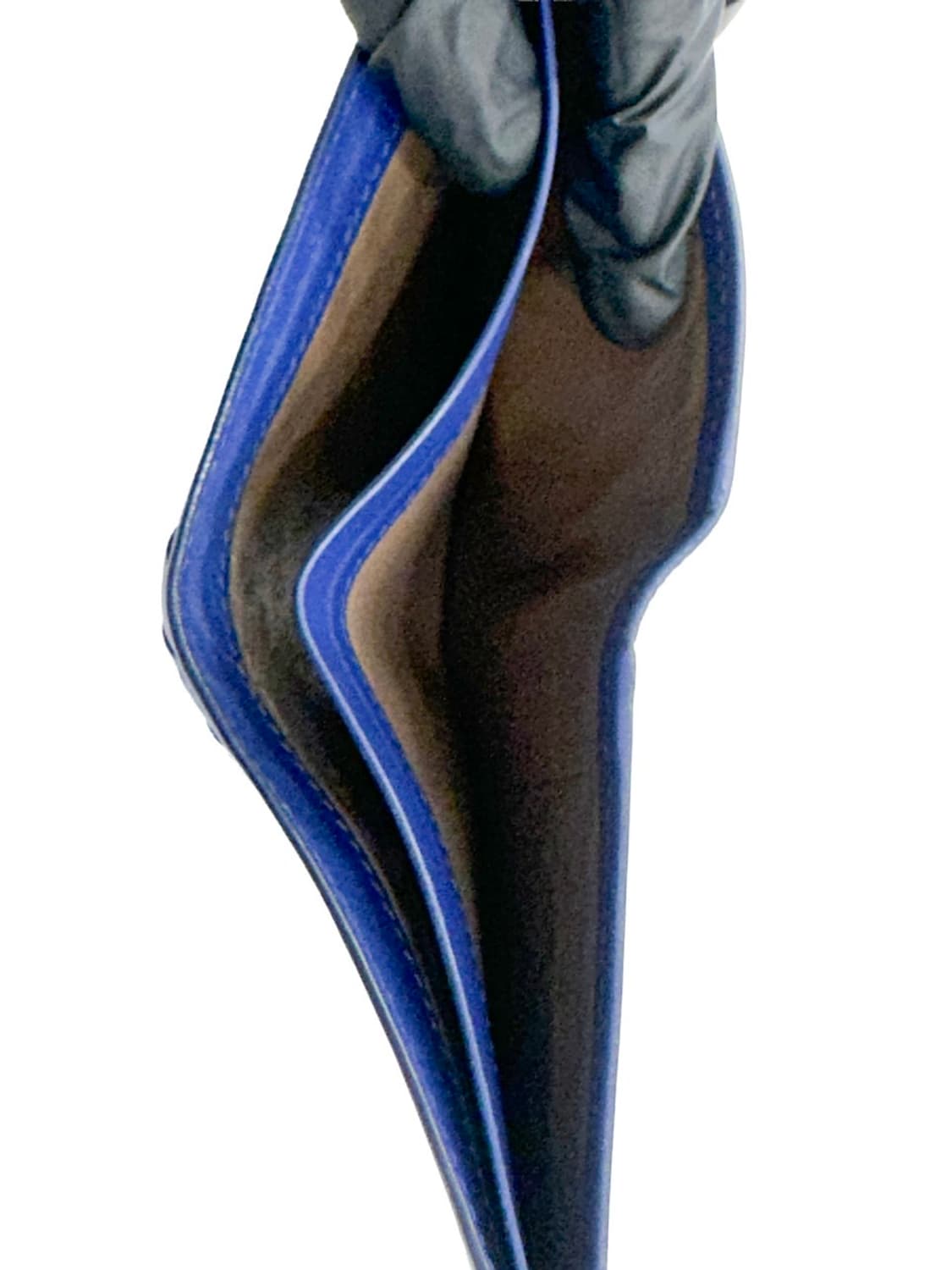 보테가베네타 인트레치아토 블루 레더 반지갑(정품) 상품이미지6