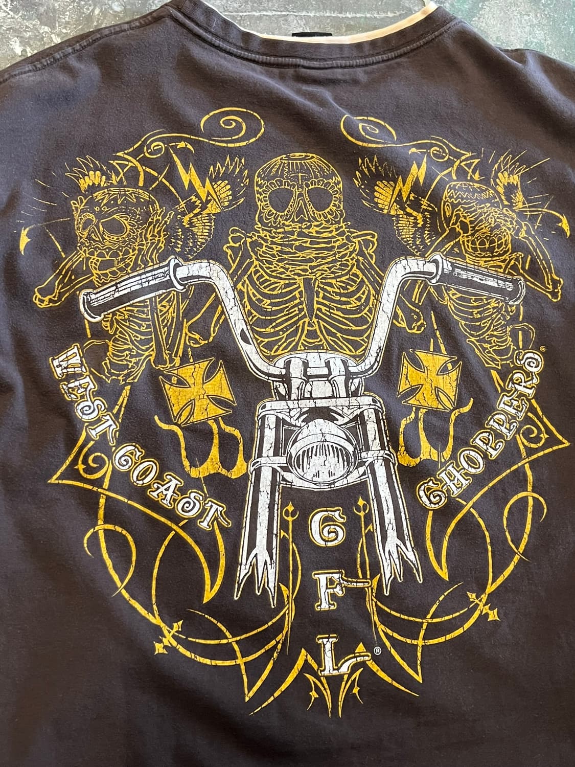 00's [XL] 웨스트코스트차퍼스 레이어드 써멀 롱슬리브 바이크 빈티지 상품이미지10